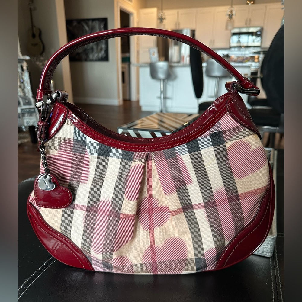 Burberry Hearts Shoulder Limited Edition Bag - only used once. Paid $600!